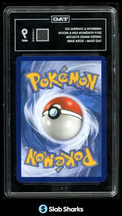 2019 POKEMON SUN MOON UNIFIED MINDS #125/236 UMBREON & DARKRAI TAG TEAM GX TAG 9 - Image 2