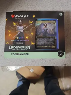 MTG Duskmourn: House of Horror Commander Deck - Miracle Worker NEW Sealed - Image 1