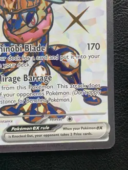 Greninja ex 198/167 Twilight Masquerade Ultra Rare Full Art Pokemon TCG NM - Image 4