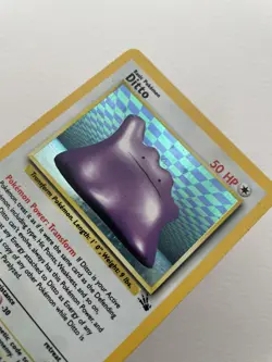 Ditto 3/62 HOLO Rare Fossil Set WOTC Vintage 1999 Pokemon Card - Image 1