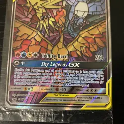 MOLTRES ZAPDOS ARTICUNO GX Stained Glass Promo - Pokemon Hidden Fates TCG SEALED - Image 4