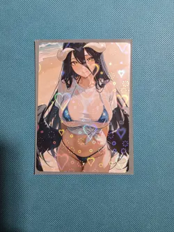 Beautiful Waifu Card -Albedo-Goddess ACG Custom DIY Fan Art Card - Image 1