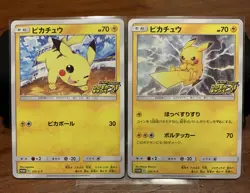 Pikachu PROMO 2 sets Pokemon Promo Card campaign Nintendo Pocket Monster JAPAN - Image 1