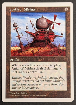 MTG Card - 1x Ankh of Mishra - Core Set Fifth Edition (5th) - NM/LP - Magic 1997 - Image 1