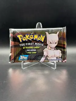 1999 Topps Pokemon The First Movie Promotional Pack of 8 Trading Cards - Image 1