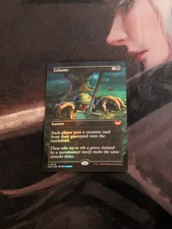 Exhume (Borderless) Commander: Duskmourn: House of Horror Foil - Image 1