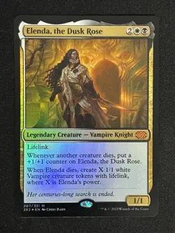 1x MTG Elenda, the Dusk Rose (Foil) - Double Masters 2022 (2X2) #207 - Magic - Image 1