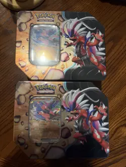 Pokemon Slashing Legends Koraidon Pokemon Tins Lot of 2 New Factory Sealed - Image 1