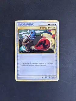 Pokemon TCG Energy Switch Heartgold Soulsilver 91/123 Regular Uncommon Non Holo - Image 1