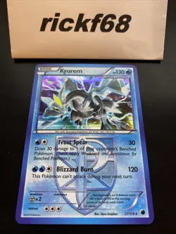 Pokemon Plasma Freeze Kyurem 31/116 Rare Holo *Read Description* - Image 1