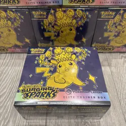 Pokemon TCG Surging Sparks Pokemon Center - Elite Trainer Box ETB Sealed New - Image 1