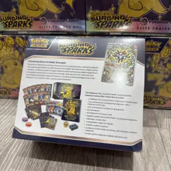 Pokemon TCG Surging Sparks Pokemon Center - Elite Trainer Box ETB Sealed New - Image 3