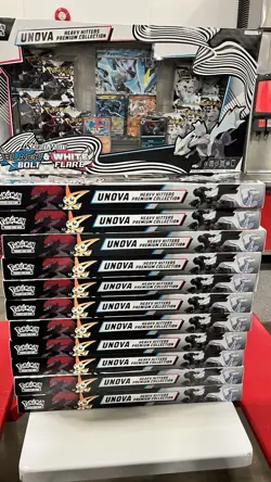 NEW SEALED POKEMON UNOVA HEAVY HITTERS PREMIUM COSTCO COLLECTION SEALED - Image 1