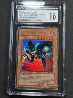 Yugioh CGC 10 Toon Summoned Skull MRL-073 1st Edition Ultra Rare PSA - Image 3