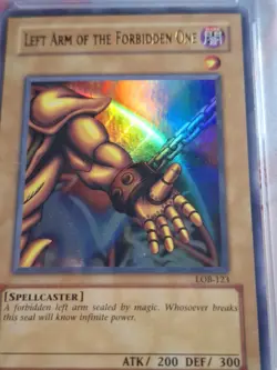 Yugioh - Chirstmas Sale: PSA 8 |Left Arm of the Forbidden One | LOB-123 - Image 2