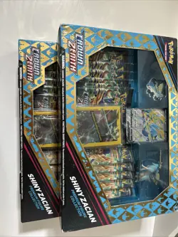 2 sealed Nintendo Pokemon TCG Crown Zenith Collection Box - 11 Packs 820650851636 - Image 1
