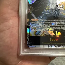 2024 Manga Sabo PRB01 OP04-083 Alt-Art PSA 10 GEM MINT - Image 3