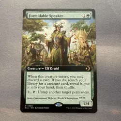 Formidable Speaker MINT 366 Extended Art Lorwyn Eclipsed ECL MTG Rare Unplayed - Image 1