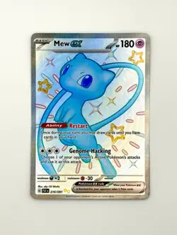 Mew ex - 216/091 - SV: Paldean Fates (PAF) Shiny Ultra Rare Pokemon TCG - Image 1