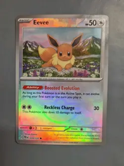 Eevee Master Ball Reverse Holo 074/131 Prismatic Evolutions Pokemon Card TCG - Image 4