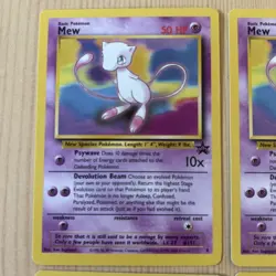 Original Pokemon Cards Mew 8 Black Star Promo x4 WOTC 1999/2000 TCG - Image 2