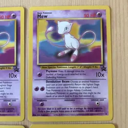 Original Pokemon Cards Mew 8 Black Star Promo x4 WOTC 1999/2000 TCG - Image 3