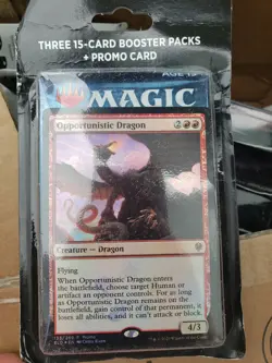 Magic The Gathering MTG 3 Mystery Booster Packs+ Promo Holo Card CREATURE-DRAGON - Image 2