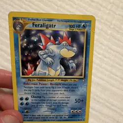 Pokemon TCG Neo Genesis Feraligatr Holo 2000 Nintendo Rare - Image 1