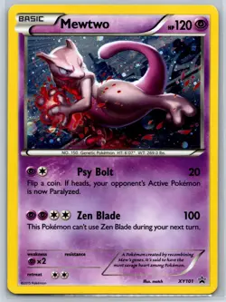 Mewtwo - Black Star Promo XY101 Cosmos Holo Pokemon 151 Card NM - Image 1