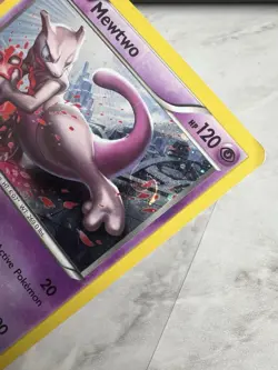 Mewtwo XY101 Promo Holo Swirl 2015 XY Promos Pokemon TCG Card LP - Image 2