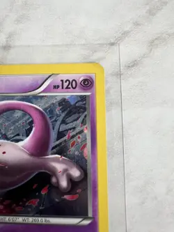 Mewtwo XY101 Promo Holo Swirl 2015 XY Promos Pokemon TCG Card LP - Image 5