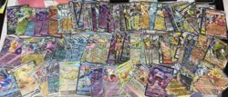 Pokemon EX V Vstar Bulk Lot Holo 100 Card Lot - Image 1