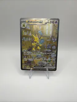 Pokemon Alakazam ex 201/165 Scarlet & Violet 151 Holo Special Illustration Rare - Image 1