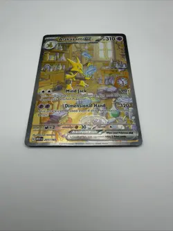 Pokemon Alakazam ex 201/165 Scarlet & Violet 151 Holo Special Illustration Rare - Image 4