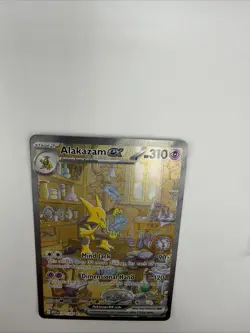 Pokemon Alakazam ex 201/165 Scarlet & Violet 151 Holo Special Illustration Rare - Image 5