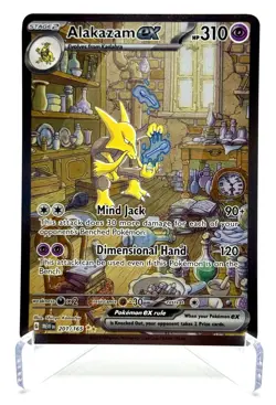 Scarlet & Violet 151 Alakazam ex 201/165 Pokemon TCG Illustration Rare Holo - Image 1