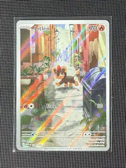 Pokemon: Litleo - 139/132 - ME01: Mega Evolution (MEG) Holo Illustration Rare - Image 1