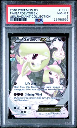 2016 POKEMON XY GENERATIONS RADIANT COLLECTION #RC30 FULL ART/GARDEVOIR EX PSA 8 - Image 1