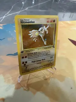 Pokemon TCG - Hitmonlee 7/62 Fossil Holo Rare 1st Edition - WoTC - Image 3
