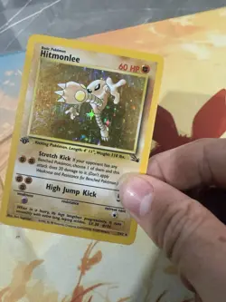 Pokemon TCG - Hitmonlee 7/62 Fossil Holo Rare 1st Edition - WoTC - Image 4