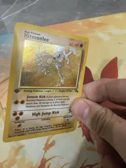 Pokemon TCG - Hitmonlee 7/62 Fossil Holo Rare 1st Edition - WoTC - Image 5