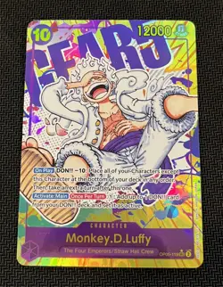 Monkey.D.Luffy Alternate OP05-119 One Piece TCG English NM Gear 5 - Image 1