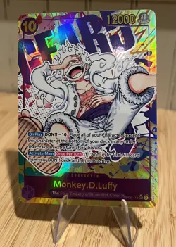 Monkey.D.Luffy Alternate OP05-119 One Piece TCG English NM Gear 5 - Image 3