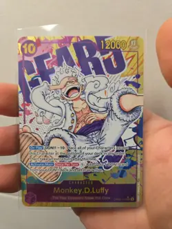 One Piece TCG | OP05-119 | Monkey.D.Luffy | Gear 5 | Parallel | SEC | Bandai NM - Image 1