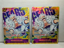 One Piece TCG | OP05-119 x 2 | Monkey.D.Luffy | Gear 5 | SEC | Bandai | NM - Image 1