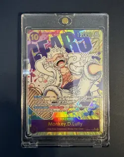 One Piece TCG | OP05-119 | Monkey.D.Luffy | Gear 5 | Parallel | SEC | Bandai NM - Image 1