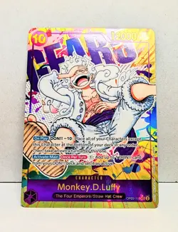 One Piece TCG | OP05-119 | Monkey.D.Luffy | Gear 5 | Parallel | SEC | Bandai NM - Image 1