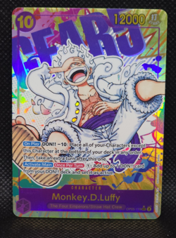 One Piece TCG | OP05-119 | Monkey.D.Luffy | Gear 5 | Parallel | SEC | Bandai NM - Image 1