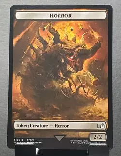 MTG 0013/0007 HORROR/HERO Token Creature FIN Final Fantasy⚔NM/MT - Image 1