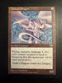 [1x] Teeka's Dragon - MTG - Mirage - Regular - Image 1